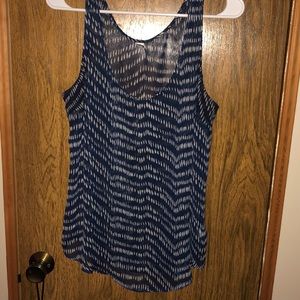 Size large Old Navy navy blue tank